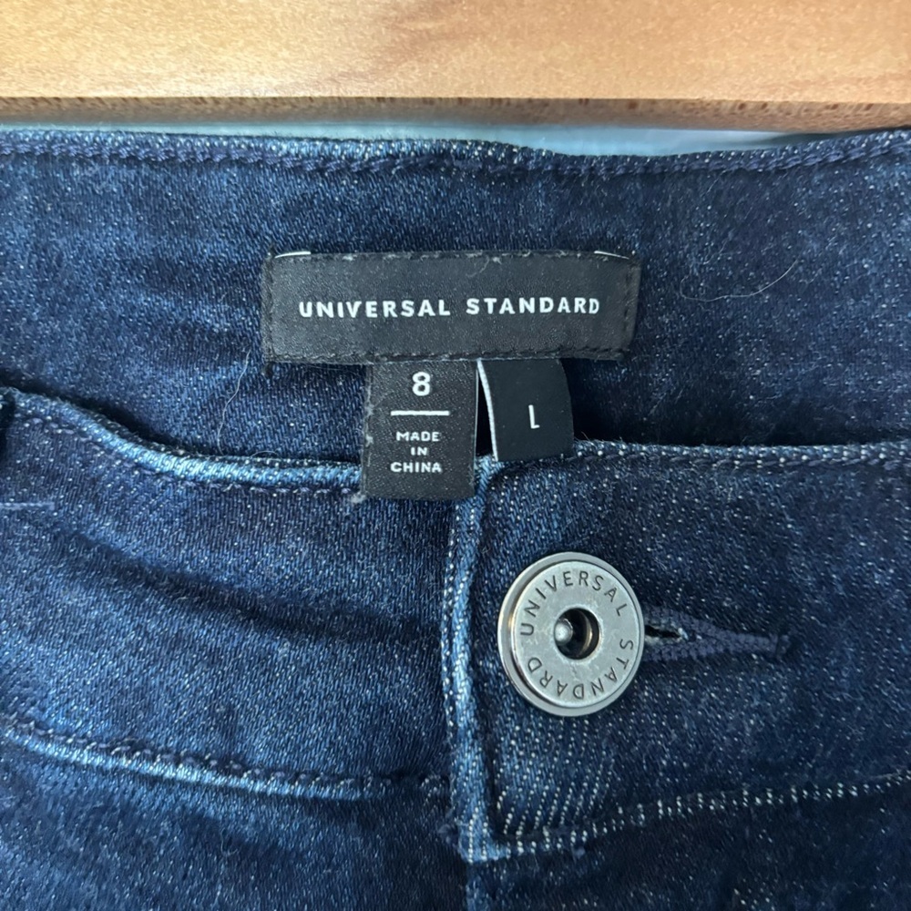 Universal Standard Women's Dark Wash Straight Leg Jean 31 High Waist Denim‎ - Picture 2 of 11